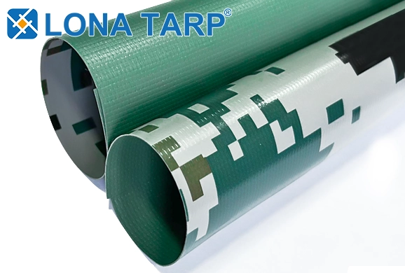 500Gsm pvc tarpaulin 840d 18×18