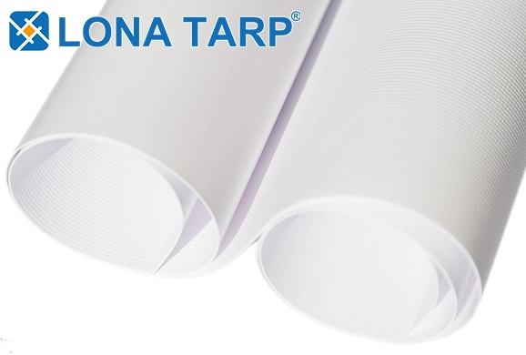 840D18X18 440 white pvc tarp