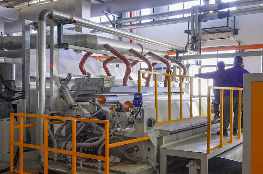 Production Process for PVC Knife-Coated Tarpaulin Fabric