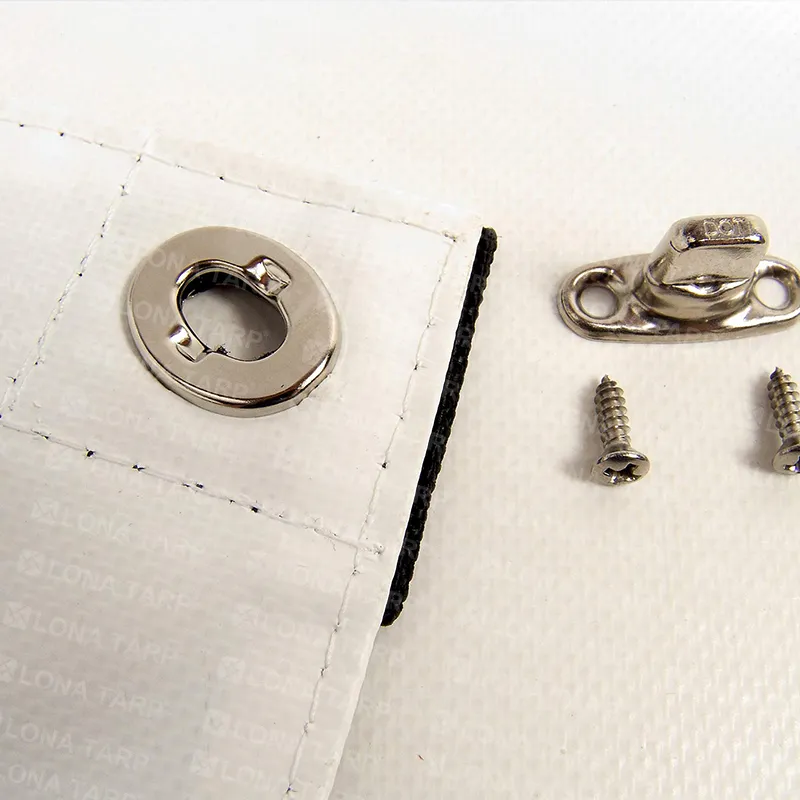 Twist Locks pvc tarp