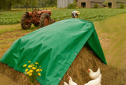 Agricultural PVC tarpaulin