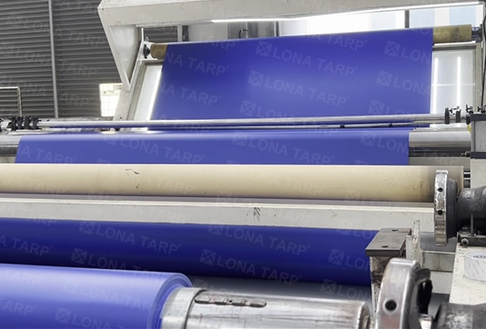 Blue PVC tarpaulin8