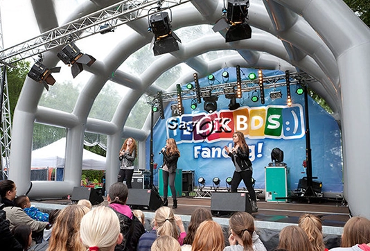 Music Festival Inflatable PVC Tarpaulin