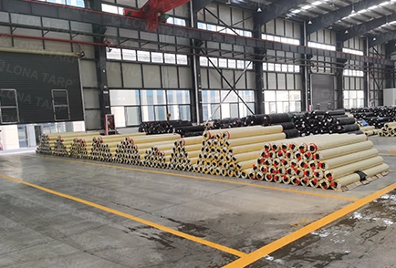 PVC tarpaulin warehouse