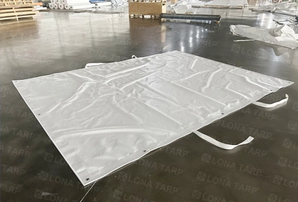White PVC tarpaulin2