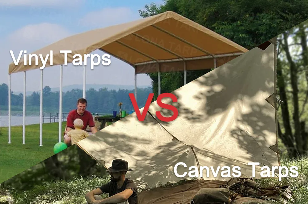 Canvas Tarps vs Vinyl Tarps