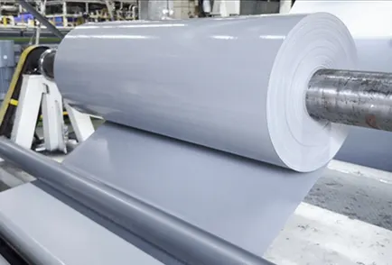 Gray PVC Tarpaulin Roll
