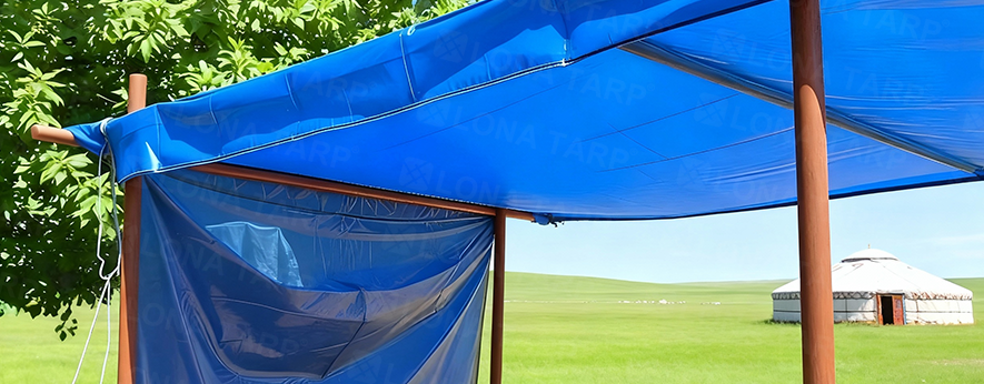 UV-resistant PVC vinyl tarpaulin