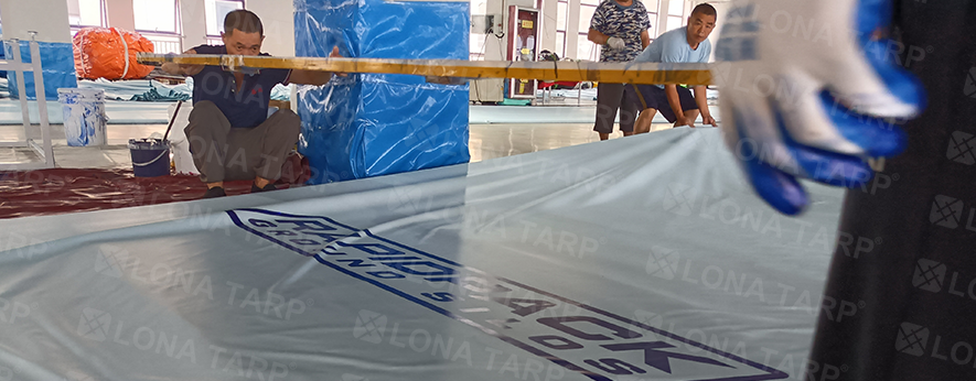 Customized PVC tarpaulins