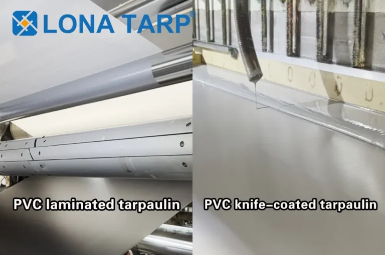 PVC tarpaulin manufacturing process distinction