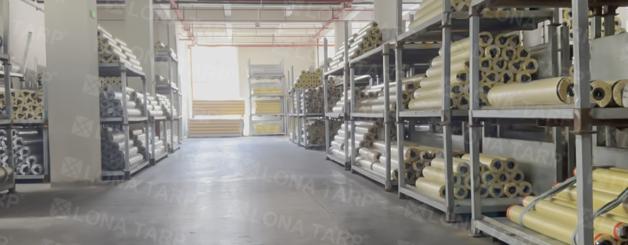 PVC tarpaulin warehouse