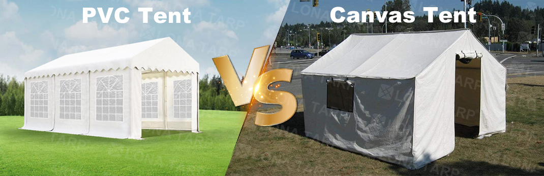 White PVC tent
