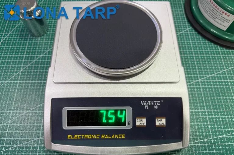 minimum weight of PVC tarpaulin 280 gsm