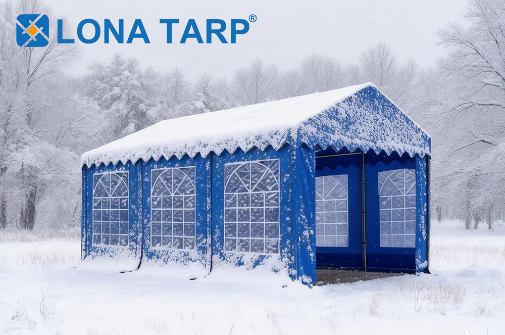 Cold-resistant PVC tarpaulin