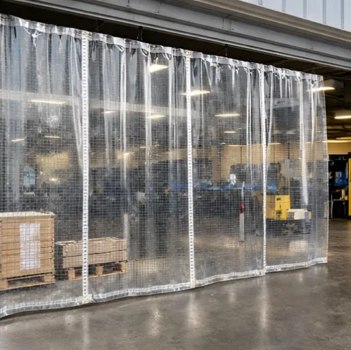cortinas industriales transparentes